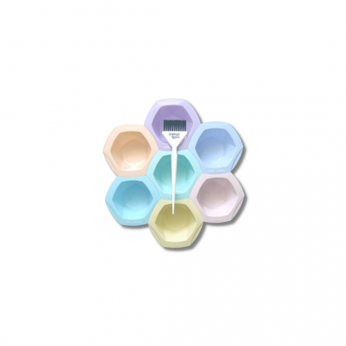 milk shake colour mixing bowl