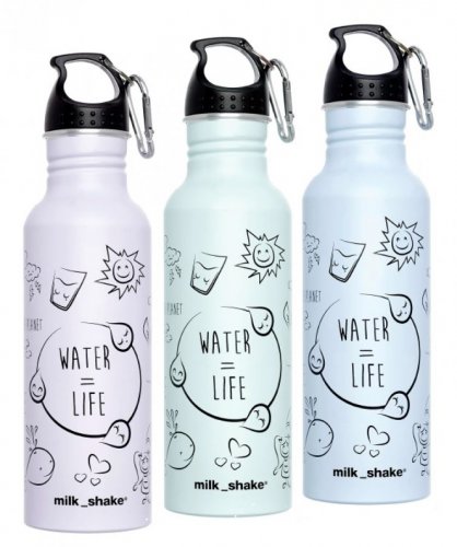 water bottle blue/green/lilac