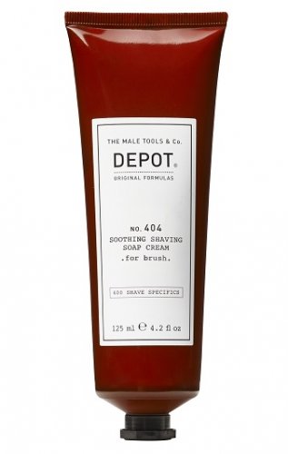 depot 404 soothing shaving soap cream for brush 125ml