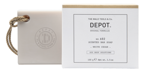 depot 602 scented bar soap white cedar 100g