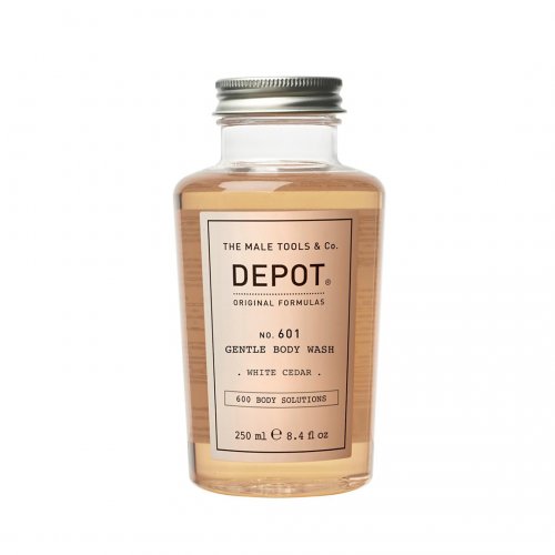 depot 601 gentle body wash white cedar 250ml