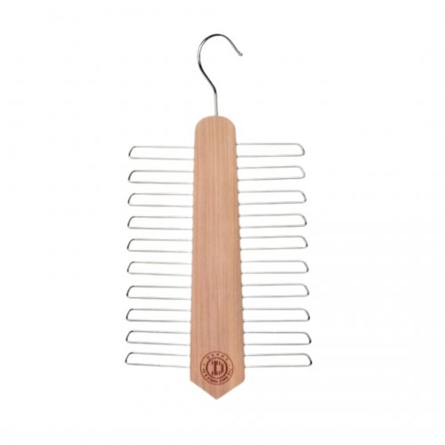 depot cedar wood tie hanger